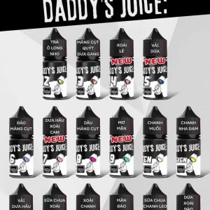 Tinh Dầu Daddy Juice Saltnic 30MG/50MG (16 vị) - Chính Hãng giá rẻ
